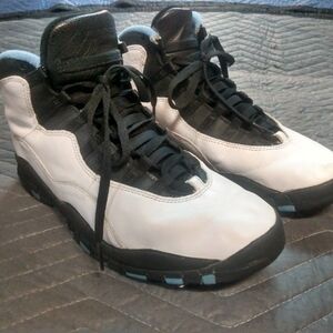 Rare 1994 Powder Blue OG Nike Air Jordan Shoes.